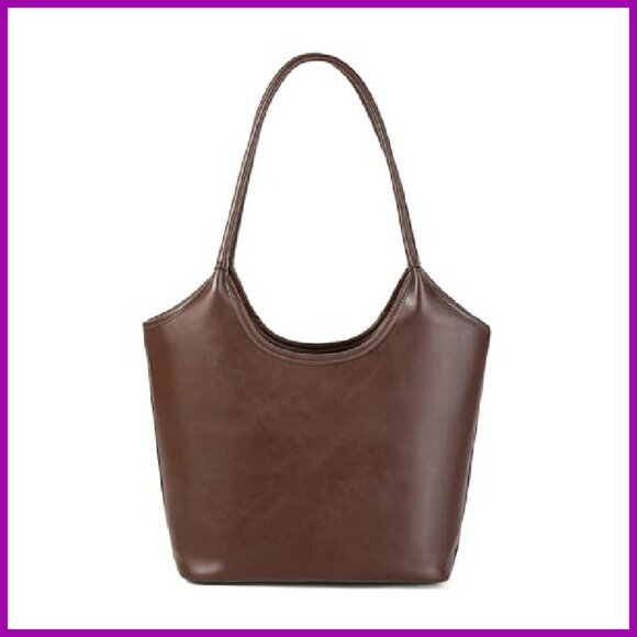 Large Capacity Vintage French Bow Tote Bag Hobo Shoulder Purse Satchel - Picture 3 of 8